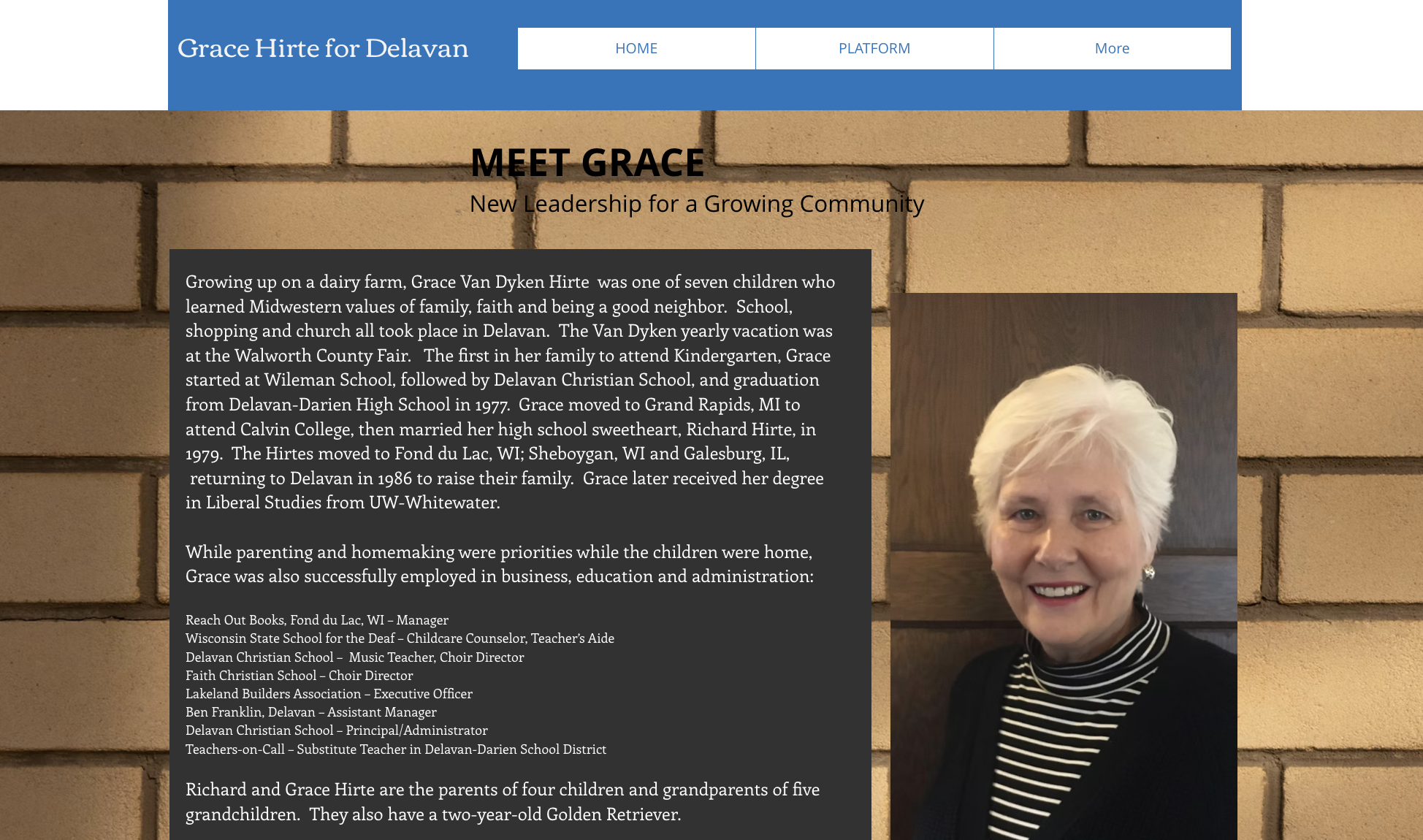Before (Mobile): Original website design showing previous layout and styling